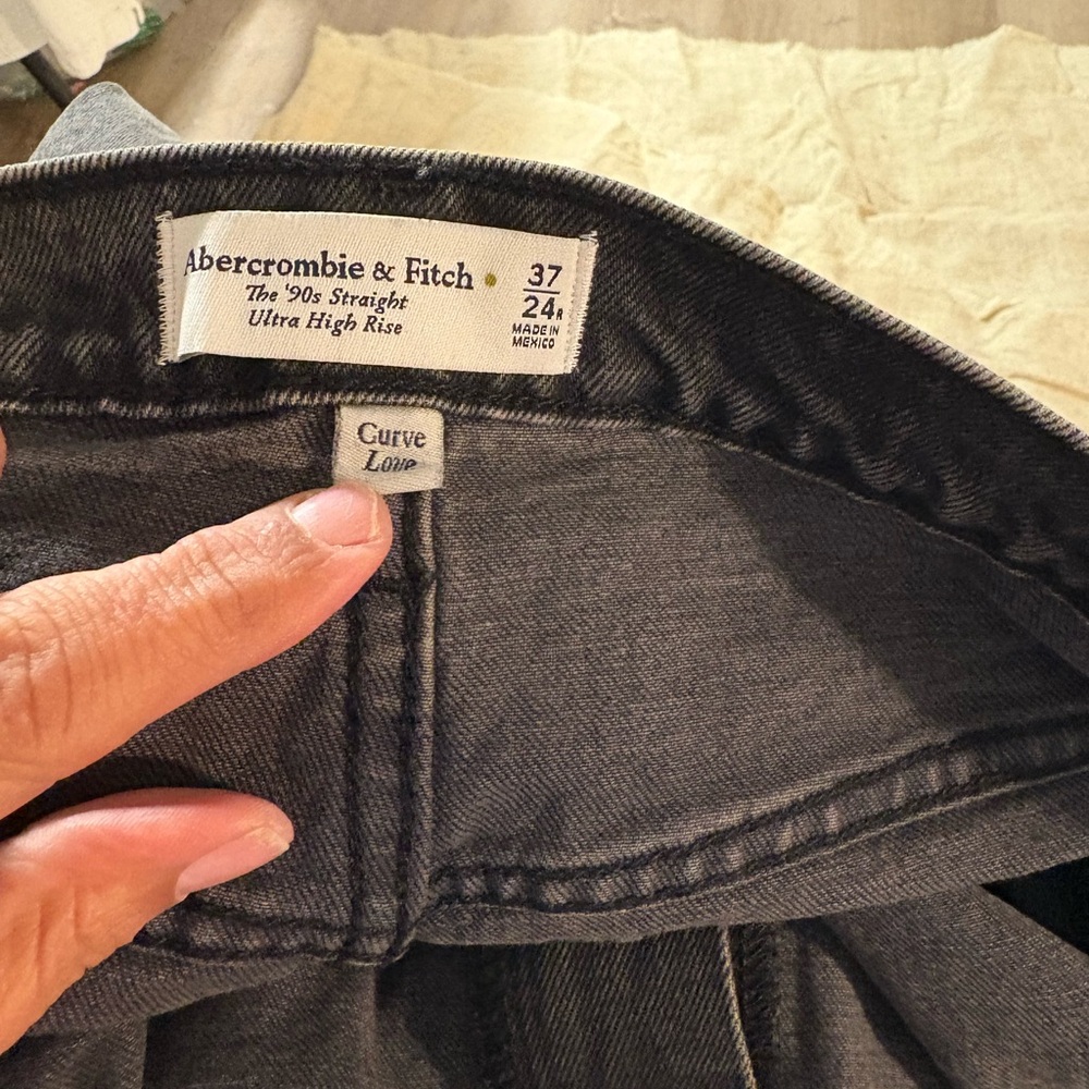 Abercrombie & Fitch Black Straight Jeans